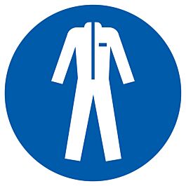 PANNEAU VETEMENTS DE PROTECTION OBLIGATOIRES Ø300MM TALIAPLAST - 722504