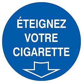 PANNEAU ETEIGNEZ VOTRE CIGARETTE Ø300MM TALIAPLAST - 722518