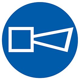 Panneau adhésif ALARME OBLIGATOIRE Ø300MM TALIAPLAST - 722567