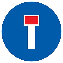 Panneau adhésif VOIE SANS ISSUE Ø300MM TALIAPLAST - 722587