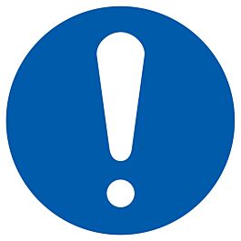 PANNEAU OBLIGATION, SIGNAL GENERAL Ø420MM TALIAPLAST - 723525