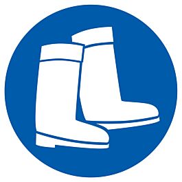 Panneau adhésif BOTTES OBLIGATOIRES Ø420MM TALIAPLAST - 723554