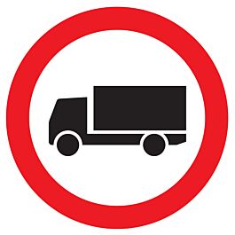 Panneau adhésif INTERDIT AUX POIDS LOURDS Ø80MM TALIAPLAST - 724284