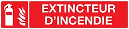 PANNEAU EXTINCTEUR D'INCENDIE 330X75MM TALIAPLAST - 725101