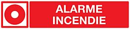 PANNEAU ALARME INCENDIE 330X75MM TALIAPLAST - 725106
