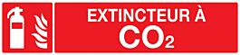 PANNEAU EXTINCTEUR A CO2 330X75MM TALIAPLAST - 725107