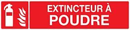 PANNEAU EXTINCTEUR A POUDRE 330X75MM TALIAPLAST - 725109