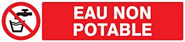 Panneau adhésif EAU NON POTABLE 330X75MM TALIAPLAST - 725214