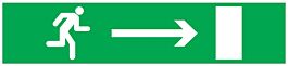 PANNEAU EVACUATION VERS SORTIE DROITE 330X75MM TALIAPLAST - 725424