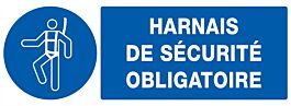 PANNEAU HARNAIS DE SECURITE OBLIGATOIRE 330X120MM TALIAPLAST - 726515