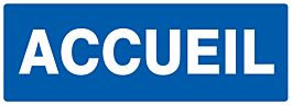 Panneau adhésif ACCUEIL 330X120MM TALIAPLAST - 726623