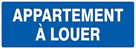 Panneau adhésif APPARTEMENT A LOUER 330X120MM TALIAPLAST - 726636