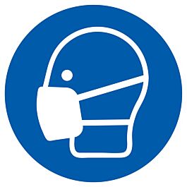 PANNEAU MASQUE OBLIGATOIRE Ø180MM TALIAPLAST - 727550