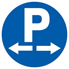 PANNEAU PARKING DANS LES DEUX SENS Ø180MM TALIAPLAST - 727575