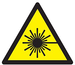Panneau adhésif DANGER, RAYONNEMENT LASER 300X300X300MM TALIAPLAST - 729321