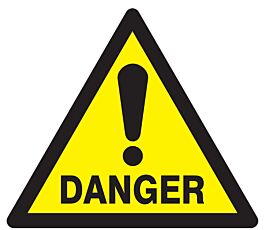 Panneau adhésif DANGER 300X300X300MM TALIAPLAST - 729330
