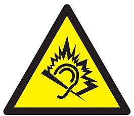 Panneau adhésif DANGER DU AU BRUIT 300X300X300MM TALIAPLAST - 729347