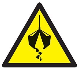 Panneau adhésif DANGER ENGIN DE LEVAGE 300X300X300MM TALIAPLAST - 729349