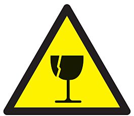 Panneau adhésif DANGER FRAGILE 300X300X300MM TALIAPLAST - 729365