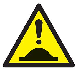 Panneau adhésif DANGER DOS D'ANE 100X100X100MM TALIAPLAST - 729901