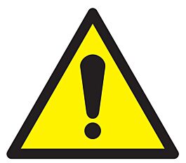 Panneau adhésif DANGER, SIGNAL GENERAL 100X100X100MM TALIAPLAST - 729931