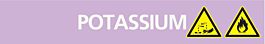 Signalétique de marquage ACIDE 312X52 Potassium 312x52mm (10 adhesifs pour tuyauterie) TALIAPLAST - 730732