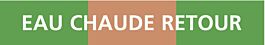 PANNEAU EAU CHAUDE RETOUR 222X37MM (20 ADHESIFS TUYAUTERIE) TALIAPLAST - 731126