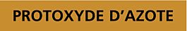 PANNEAU PROTOXYDE D'AZOTE 222X37MM (20 ADHESIFS TUYAUTERIE) TALIAPLAST - 731554