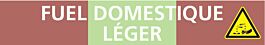 Signalétique de marquage LIQUIDE 222X37 Fuel domestique léger 222x37mm (20 adhesifs tuyauterie) TALIAPLAST - 731635