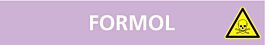 Signalétique de marquage ACIDES 222X37 Formol 222x37mm (20 adhesifs pour tuyauterie) TALIAPLAST - 731720