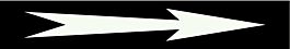 Flèche fond noir 222x37mm (20 adhesifs pour tuyauterie) TALIAPLAST - 731821