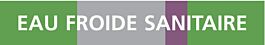 EAU FROIDE SANITAIRE 156x26mm (20 ADHESIFS TUYAUTERIE) TALIAPLAST - 732171