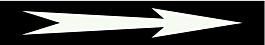 Signalétique de marquage EAU 156X26 Flèche fond noir 156x26mm (20 adhesifs pour tuyauterie) TALIAPLAST - 732821