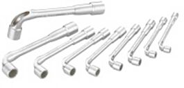 JEU DE 9 CLÉS À  PIPE SAM OUTILLAGE DÉBOUCHÉES 6/12 PANS POLIE 8 A 19 MM - 93-SDJ9