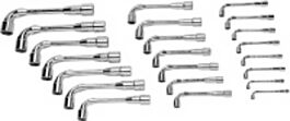 JEU DE 22 CLÉS À  PIPE SAM OUTILLAGE DÉBOUCHÉES 6/6 PANS POLIE 8 A 32 MM - 94-SDJ22