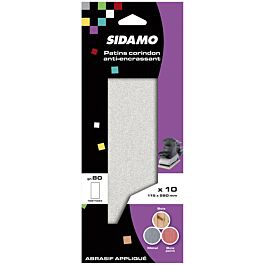 BLISTER 10 PATINS NON PERF.PAP CO.BLANC ANTI-ENC.115X280 G120 SIDAMO - 10911035