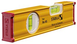 Niveau à bulle STABILA type 80 AS, 20 cm - 19565