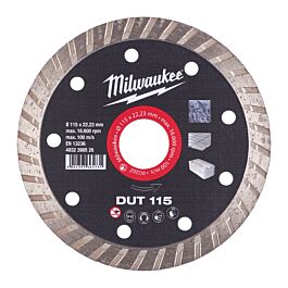 DISQUE DIAMANT DUT 115MM (x1) MILWAUKEE ACCESSOIRES - 4932399526