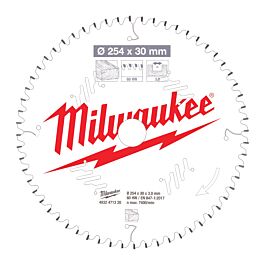 LAME ONGLET BOIS 254X30X3X60 ALTAILLANTS NEG MILWAUKEE ACCESSOIRES - 4932471320