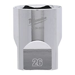 Douille a cliquet 1/2 courte 26 mm MILWAUKEE ACCESSOIRES - 4932480024