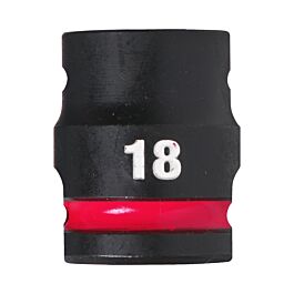Douille shockwave 1/2 hex courte 18 mm MILWAUKEE ACCESSOIRES - 4932480312
