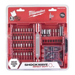 Set d'embouts Shockwave GEN 3 MILWAUKEE - 70 pièces - 4932492007