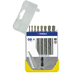 8 forets béton Ø 3 à 10mm TIVOLY - 10900270034