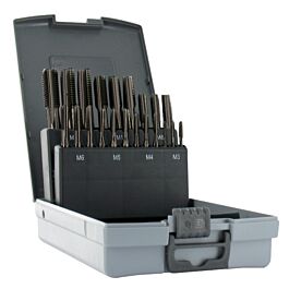 21 pièces - 7 jeux de 3 tarauds HSS Multi-applications DIN 352 M3 à M12 TECHNIC TIVOLY - 80511670001