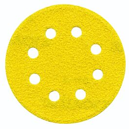 Disque AUTO-AGRIPPANT -Ø115mm -Perforation 8 trous -Pour ponceuse excentrique / Dim Ø115 / Gr : 40 TIVOLY - XT10112011200