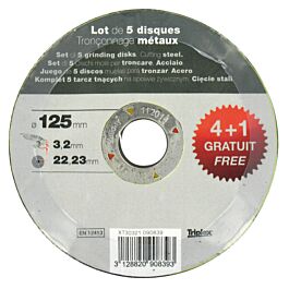 Disque à tronçonner -Gamme Économique -Pour le métal / Ø: 115 / Ep: 3.2 TIVOLY - XT30321090837