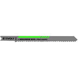Lame de scie sauteuse -Pour menuiserie bois -Attache U / L: 100 / H: 75 / Droite TIVOLY - XT505320038