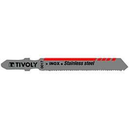Lame de scie sauteuse -Pour inox -Attache T (Blister) / L: 75 / H: 50 / Droite TIVOLY - XT505520017