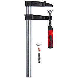 Presses à vis en fonte malléable avec poignée bi-matière TGK TGK125-2K Bessey