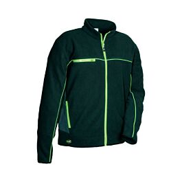 Veste Pile ASYMA noir/antracite/vert citron - Taille standard - COFRA - V375-0-06